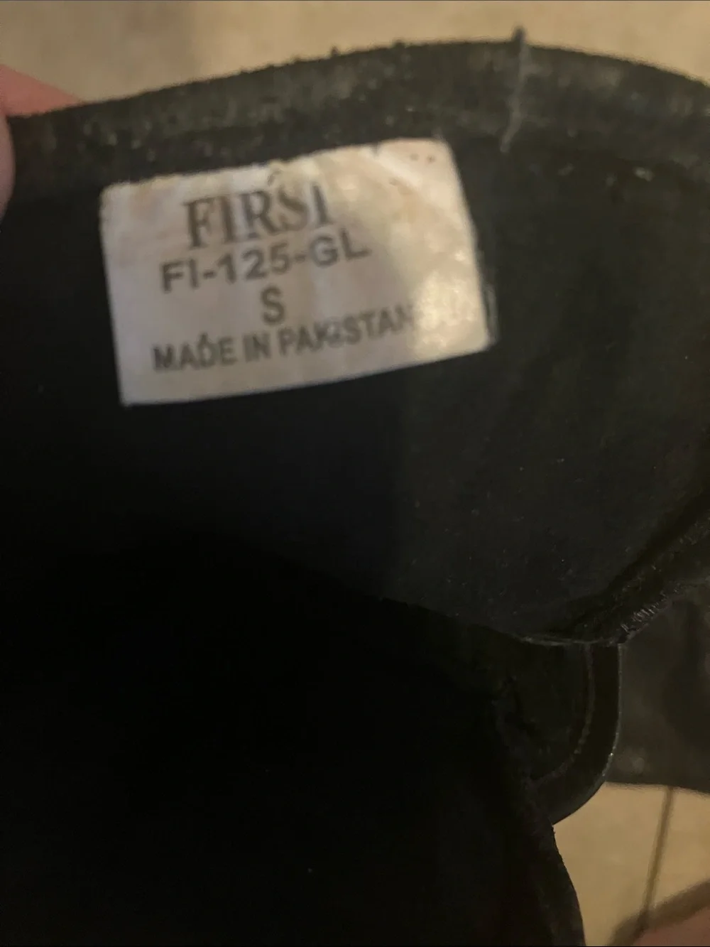 FIRST 100% Leather Riding Gloves Size: Small